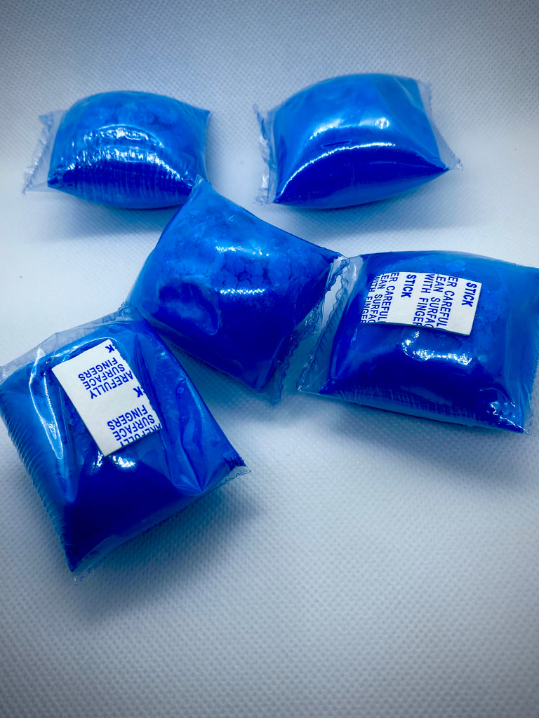 Exploding Color Targets in Blue Powder – Color Blast Targets